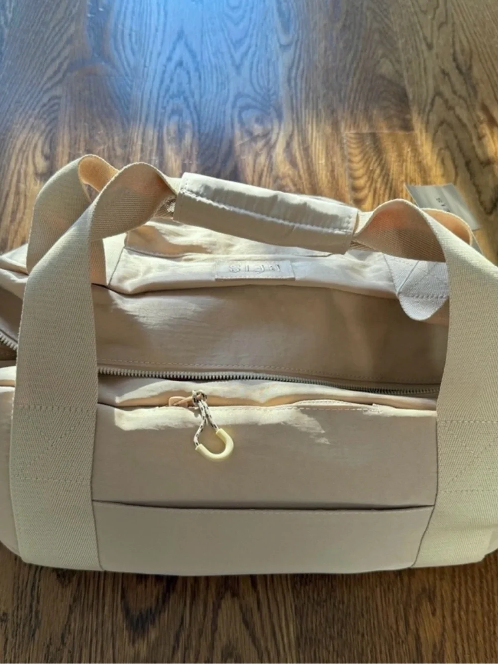 BEIS Weekend Duffle Bag in Light Beige - Picture 2 of 5